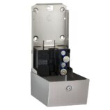 Bezdotykowy automatyczny dozownik mydła w płynie MERIDA STELLA AUTOMATIC Anti-FingerPrint, pojemność zbiornika 1000 ml, stal matowa z powłoką AFP