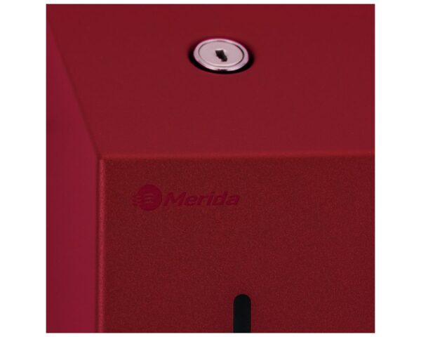 Dozownik mydła w płynie MERIDA STELLA RED LINE MINI, pojemność zbiornika 400 ml, czerwony Dozownik mydła w płynie MERIDA STELLA RED LINE MINI, pojemność zbiornika 400 ml, czerwony