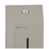 Dozownik mydła w płynie MERIDA STELLA STONE GREY LINE MINI, pojemność zbiornika 400 ml, szary kamienny