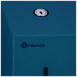 Dozownik mydła w płynie MERIDA STELLA BLUE LINE MINI, pojemność zbiornika 400 ml, niebieski