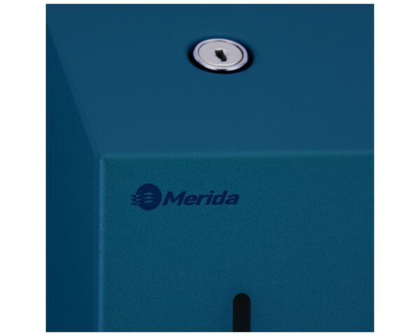 Dozownik mydła w płynie MERIDA STELLA BLUE LINE MINI, pojemność zbiornika 400 ml, niebieski Dozownik mydła w płynie MERIDA STELLA BLUE LINE MINI, pojemność zbiornika 400 ml, niebieski