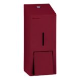 Dozownik płynu dezynfekcyjnego w sprayu MERIDA STELLA RED LINE, pojemność wkładów 1000 ml , czerwony