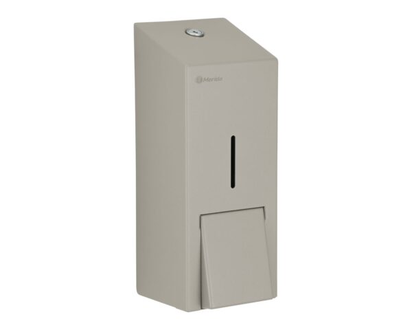 Dozownik mydła w pianie MERIDA STELLA STONE GREY LINE MAXI na jednorazowe wkłady 700 g, szary kamienny Dozownik mydła w pianie MERIDA STELLA STONE GREY LINE MAXI na jednorazowe wkłady 700 g, szary kamienny