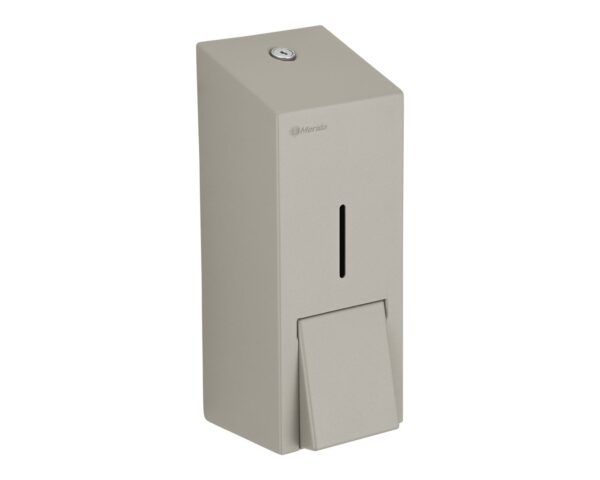 Dozownik płynu dezynfekcyjnego w sprayu MERIDA STELLA STONE GREY LINE, pojemność wkładów 1000 ml, szary kamienny Dozownik płynu dezynfekcyjnego w sprayu MERIDA STELLA STONE GREY LINE, pojemność wkładów 1000 ml, szary kamienny