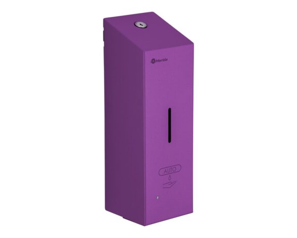 Bezdotykowy automatyczny dozownik mydła w pianie MERIDA STELLA AUTOMATIC SLIM VIOLET LINE na jednorazowe wkłady 800 ml, fioletowy Bezdotykowy automatyczny dozownik mydła w pianie MERIDA STELLA AUTOMATIC SLIM VIOLET LINE na jednorazowe wkłady 800 ml, fioletowy