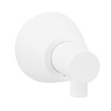 Dozownik mydła w płynie ścienny, STOŻEK, biały