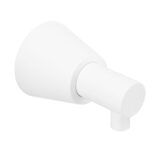 Dozownik mydła w płynie ścienny, STOŻEK, biały