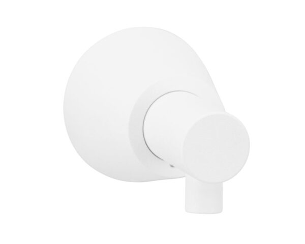 Dozownik mydła w płynie ścienny, STOŻEK, biały Dozownik mydła w płynie ścienny, STOŻEK, biały