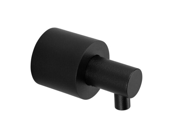 Dozownik mydła w płynie ścienny WALEC, czarny