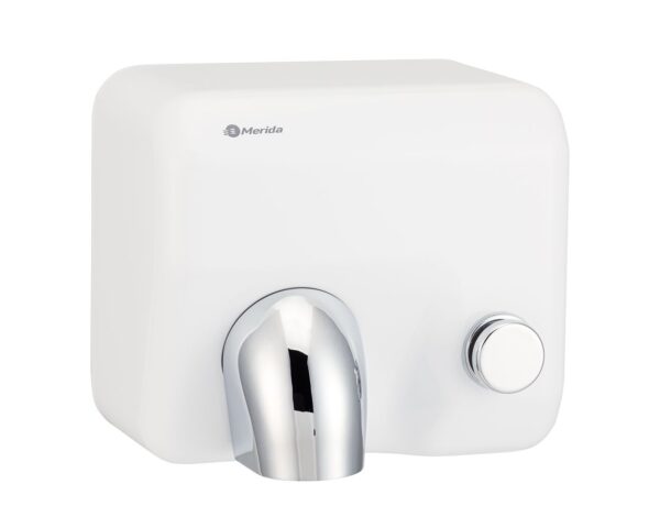 Suszarka do rąk MERIDA STARFLOW PLUS z przyciskiem, biała z powłoką AFP