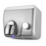 Suszarka do rąk MERIDA STARFLOW PLUS z przyciskiem, stal matowa z powłoką AFP