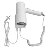 Suszarka do włosów MERIDA HOTELOWA ECO, tworzywo sztuczne, biała