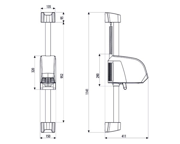 Suszarka do włosów MERIDA NEPTUNE BASENOWA, niebieska Suszarka do włosów MERIDA NEPTUNE BASENOWA, niebieska