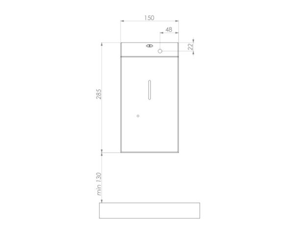 Bezdotykowy automatyczny dozownik mydła w pianie, MERIDA STELLA WHITE LINE AUTOMATIC na jednorazowe wkłady 1000 g, biały Bezdotykowy automatyczny dozownik mydła w pianie, MERIDA STELLA WHITE LINE AUTOMATIC na jednorazowe wkłady 1000 g, biały