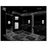 Kosz otwarty wiszący 40 l MERIDA UNIQUE GLAMOUR WHITE LINE