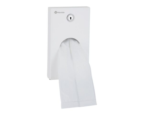 Pojemnik na torebki higieniczne MERIDA STELLA WHITE LINE, biały Pojemnik na torebki higieniczne MERIDA STELLA WHITE LINE, biały