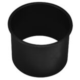 Kołnierz kosza nablatowy okrągły MERIDA STELLA BLACK LINE, czarny