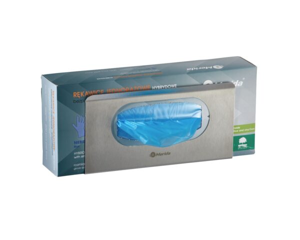 Uchwyt na kartonik z rękawiczkami lub chusteczkami MERIDA STELLA, stal matowa Uchwyt na kartonik z rękawiczkami lub chusteczkami MERIDA STELLA, stal matowa