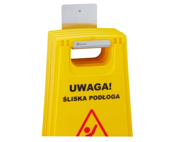 Wieszak do powieszenia wiadra lub tablicy "ŚLISKA PODŁOGA" Wieszak do powieszenia wiadra lub tablicy "ŚLISKA PODŁOGA"