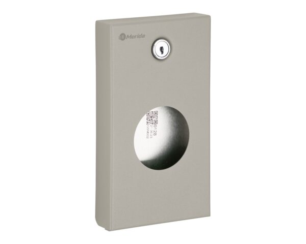 Pojemnik na torebki higieniczne MERIDA STELLA STONE GREY LINE, szary kamienny Pojemnik na torebki higieniczne MERIDA STELLA STONE GREY LINE, szary kamienny