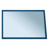 Lustro w ramie metalowej - niebieskiej MERIDA STELLA BLUE LINE, 40 x 60 cm