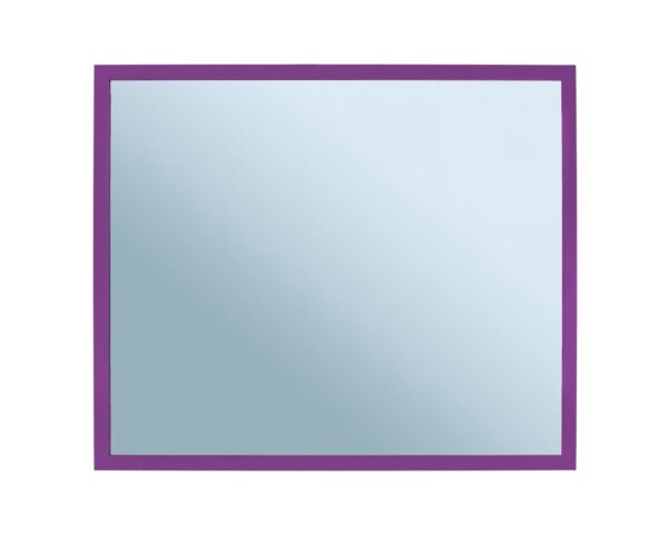 Lustro w ramie metalowej - fioletowej MERIDA STELLA VIOLET LINE, 50 x 60 cm Lustro w ramie metalowej - fioletowej MERIDA STELLA VIOLET LINE, 50 x 60 cm
