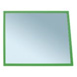 Lustro w ramie metalowej - zielonej MERIDA STELLA GREEN LINE, 50 x 60 cm