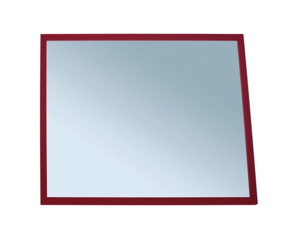 Lustro w ramie metalowej - czerwonej MERIDA STELLA RED LINE, 50 x 60 cm Lustro w ramie metalowej - czerwonej MERIDA STELLA RED LINE, 50 x 60 cm