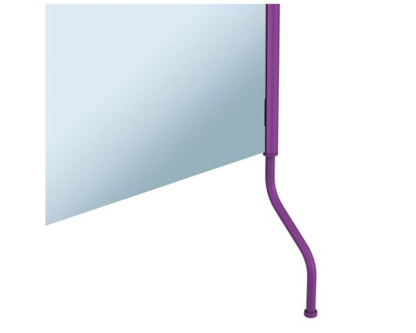 Lustro uchylne w oprawie fioletowej matowej z uchwytem ułatwiającym regulację kąta nachylenia MERIDA STELLA VIOLET LINE, 50 x 60 cm Lustro uchylne w oprawie fioletowej matowej z uchwytem ułatwiającym regulację kąta nachylenia MERIDA STELLA VIOLET LINE, 50 x 60 cm