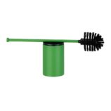Szczotka do WC z uchwytem mocowanym do ściany, tuba krótka, MERIDA STELLA GREEN LINE, zielona