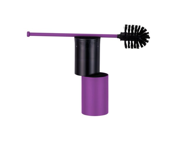 Szczotka do WC z uchwytem mocowanym do ściany, tuba krótka, MERIDA STELLA VIOLET LINE, fioletowa Szczotka do WC z uchwytem mocowanym do ściany, tuba krótka, MERIDA STELLA VIOLET LINE, fioletowa