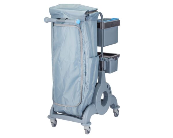 Wózek serwisowy do sprzątania kuwetowy, 2x wiadro 7 l, kuweta 13 l z pokrywą, uchwyt na worek 90 l Wózek serwisowy do sprzątania kuwetowy, 2x wiadro 7 l, kuweta 13 l z pokrywą, uchwyt na worek 90 l