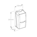 Bezdotykowy automatyczny dozownik mydła w płynie MERIDA HARMONY, pojemność zbiornika 1100 ml