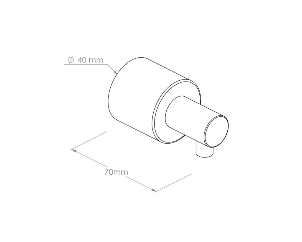 Dozownik mydła w płynie ścienny, WALEC, polerowany