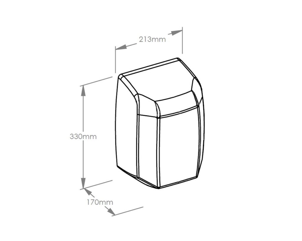 Suszarka do rąk MERIDA MACHFLOW VIOLET LINE, fioletowa