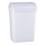 Kosz otwarty wiszący MERIDA HARMONY, pojemność 23 l, tworzywo, biały transparentny