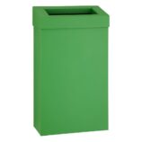 Kosz na odpady otwarty MERIDA STELLA SLIM GREEN LINE, pojemność 27 l, zielony