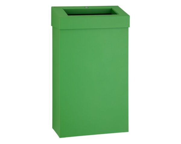 Kosz na odpady otwarty MERIDA STELLA SLIM GREEN LINE, pojemność 27 l, zielony Kosz na odpady otwarty MERIDA STELLA SLIM GREEN LINE, pojemność 27 l, zielony