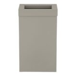 Kosz na odpady otwarty MERIDA STELLA SLIM STONE GREY LINE, pojemność 27 l, szary kamienny