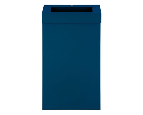 Kosz na odpady otwarty MERIDA STELLA SLIM BLUE LINE, pojemność 27 l, niebieski Kosz na odpady otwarty MERIDA STELLA SLIM BLUE LINE, pojemność 27 l, niebieski