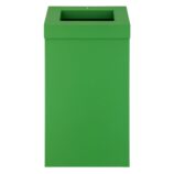Kosz na odpady otwarty MERIDA STELLA GREEN LINE, pojemność 45 l, zielony