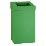 Kosz na odpady otwarty MERIDA STELLA GREEN LINE, pojemność 45 l, zielony