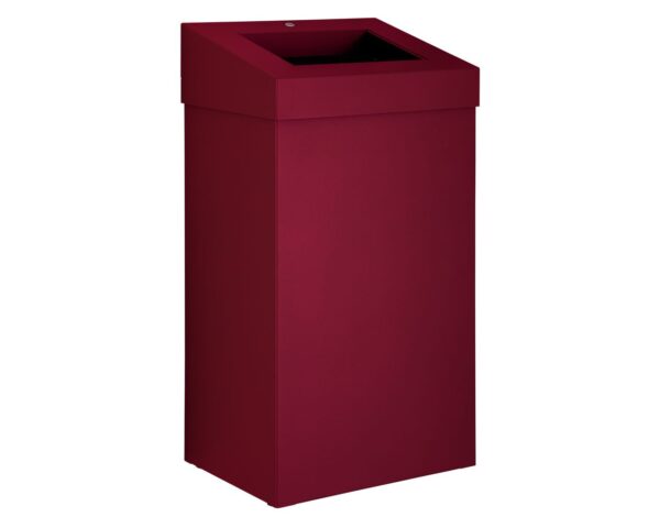 Kosz na odpady otwarty MERIDA STELLA RED LINE, pojemność 45 l, czerwony Kosz na odpady otwarty MERIDA STELLA RED LINE, pojemność 45 l, czerwony