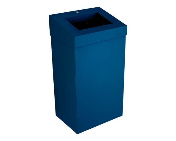 Kosz na odpady otwarty MERIDA STELLA BLUE LINE, pojemność 45 l, niebieski Kosz na odpady otwarty MERIDA STELLA BLUE LINE, pojemność 45 l, niebieski