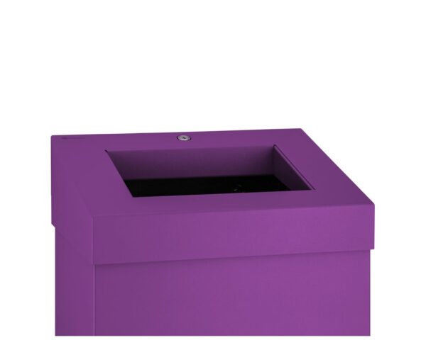 Kosz na odpady otwarty MERIDA STELLA VIOLET LINE, pojemność 45 l, filoetowy Kosz na odpady otwarty MERIDA STELLA VIOLET LINE, pojemność 45 l, filoetowy