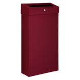 Kosz na odpady otwarty MERIDA STELLA SLIM RED LINE COMBO, pojemność 15 l, czerwony