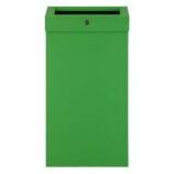 Kosz na odpady otwarty MERIDA STELLA SLIM GREEN LINE COMBO, pojemność 15 l, zielony