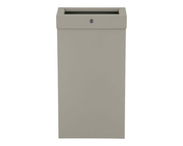 Kosz na odpady otwarty MERIDA STELLA SLIM STONE GREY LINE COMBO, pojemność 15 l, szary kamienny Kosz na odpady otwarty MERIDA STELLA SLIM STONE GREY LINE COMBO, pojemność 15 l, szary kamienny