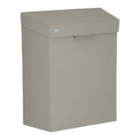 Kosz do damskich toalet MERIDA STELLA STONE GREY LINE 4,5 l, szary kamienny