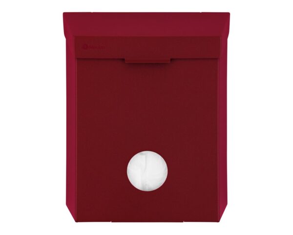 Kosz do damskich toalet MERIDA STELLA RED LINE z pojemnikiem na torebki higieniczne, pojemność 4,4 l, czerwony Kosz do damskich toalet MERIDA STELLA RED LINE z pojemnikiem na torebki higieniczne, pojemność 4,4 l, czerwony